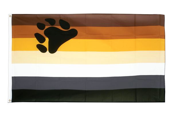 3x5fts lgbtqia gökkuşağı ayı kardeşi eşcinsel gurur bayrağı doğrudan fabrika fiyatı 90x150cm