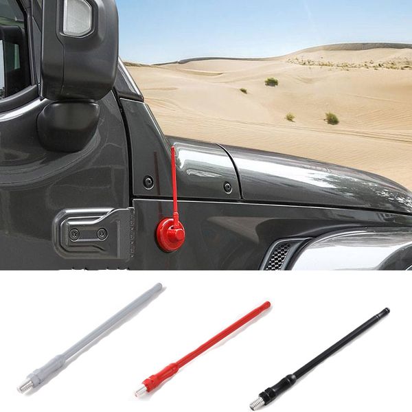 

17cm antenna metal 3 color for jeep wrangler jk jl auto exterior accessories