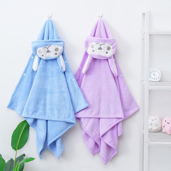 

hooded bath towel soft coral fleece washcloth shower baby hooded bath towels water absorbent bathrobe for kids