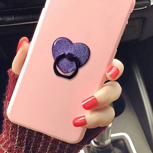 

новая мода гнездо непоседы творческий love heart shaped мобильный телефон кольцо кронштейн moblie телефон владельца