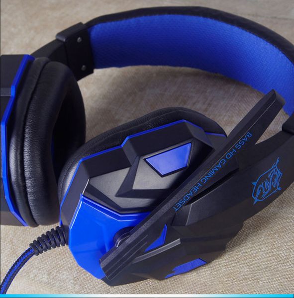 

gaming headset earphone wired gamer headphone stereo sound headsets with mic led light for computer pc gamer hot