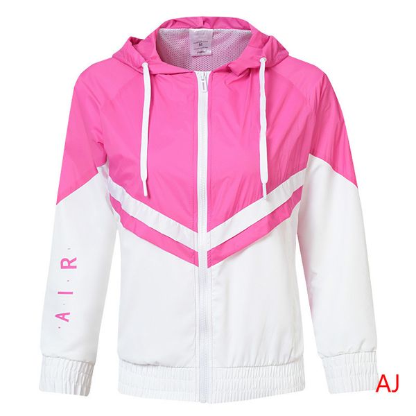 

20s spring autumn brand sport jacket for women designer windbreaker sweatshirt quality woman outwear m-2xl2, Black;brown