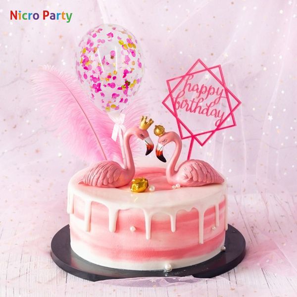 

nicro 5 inch rose gold confetti heart round balloon cake ers mini latex balloon craft birthday wedding decoration #cds24