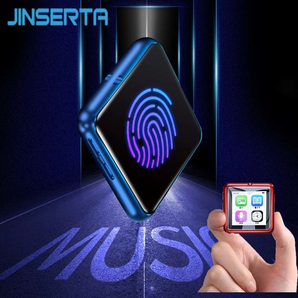 

jinserta touch screen mp3 player bluetooth 4.1 voice recorder hifi music player mp3 portable usb metal tf card fm video mini
