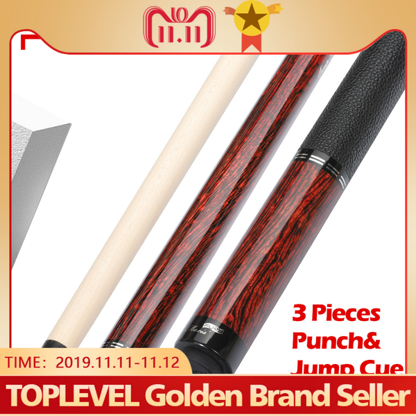 

fury jbc series billiard 3 pieces punch&jump cue stick 13mm tip g10 tip zrb shaft pu wrap billar break& jump cue with gifts