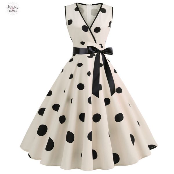 

женщина платья одри лук 195 rockabilly горошек хепберн pinup бал grown партия robe плюс размер vestidos, Black;gray