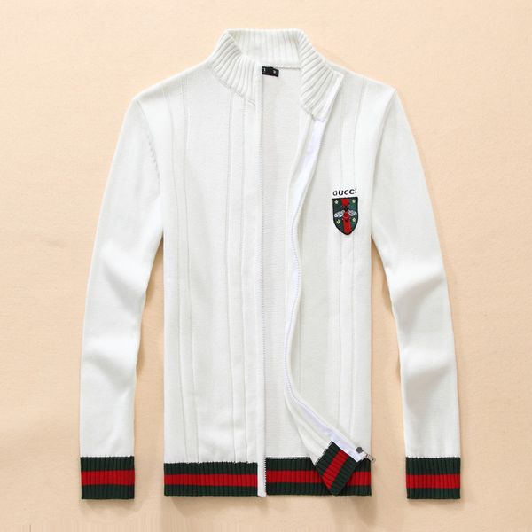 

luxury winter mens sweater zipper sweater coat brand windbreaker woolly jacket long sleeve knitting jacket coat a1 b105263l, Black;brown