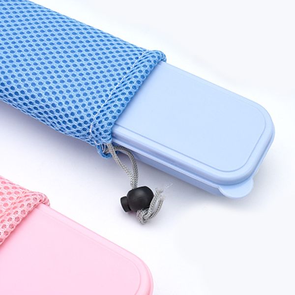 

7-piece нержавеющей стали путешествия портативный посуда столовые приборы стро