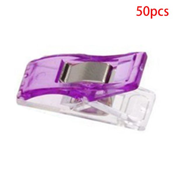 

50pcs wonder clips for fabric quilting craft sewing knitting crochet, Black