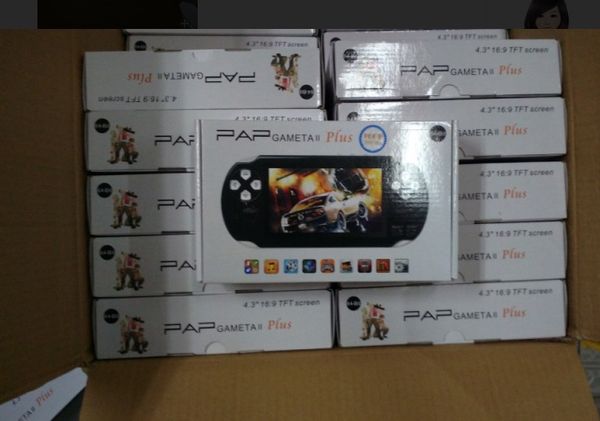 

pap gameta ii handheld game consoles portable 64 bit retro video games players built in 16gb support tv out mp3 mp4 mp5 camera