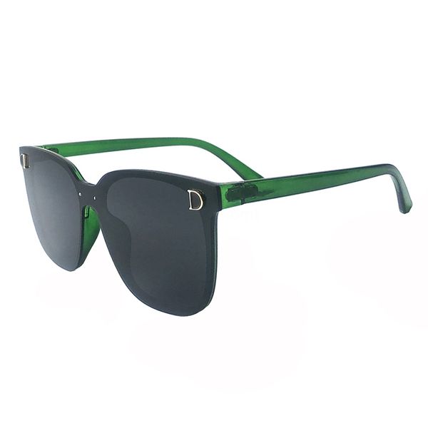 

new high-quality sunglasses for and women leisure classic large frame polarized light double beam dazzle color driving glasses#510, White;black