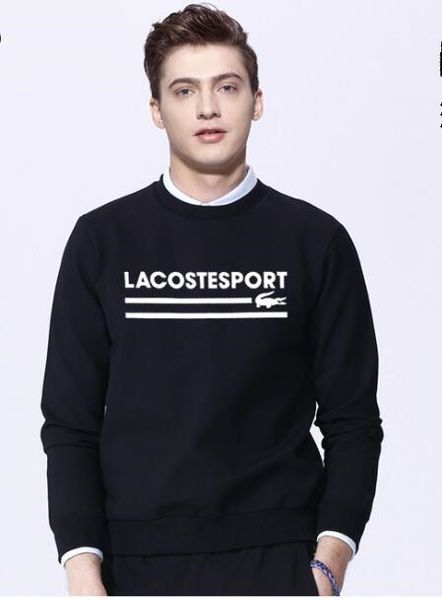 

mens hoodie luxury white spring highend hoodies sports outdoor street hip hop leisure wild hooded couple tailored pull, Black