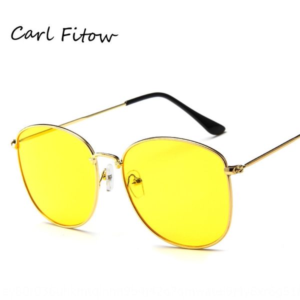 

fashion tablet sun ocean sheet sunglasses men's and women's metal sunglasses glasses, White;black