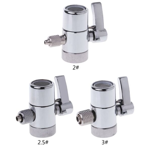 

water filter faucet diverter valve ro system 1/4" 2.5/8" 3/8" tube connector