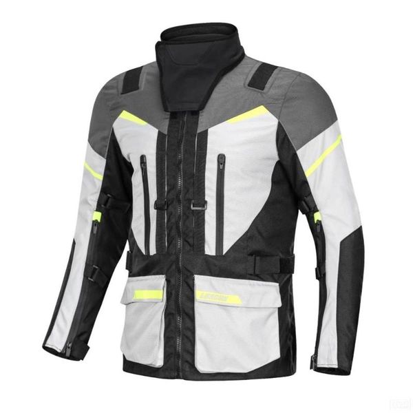 

motorcycle jacket waterproof coldproof jacket riding motocross with removeable ce protection 4 season