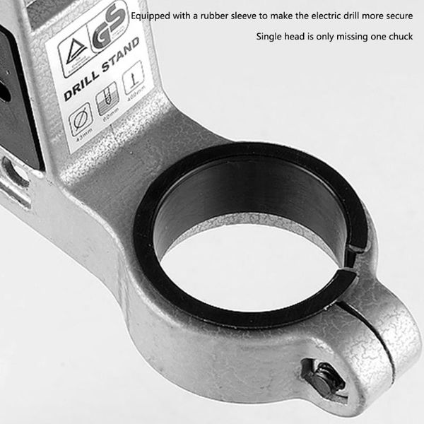 

easy operate home clamp base durable stable multifunctional adjustable height fixing drill stand press hand aluminum alloy