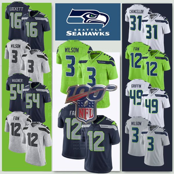

мужчины в сиэтле джерси 3 russell wilson 14 dk меткаф 12 вентилятор 16 тайлер локетт 49 shaquem гриффинов 54 бобби вагнер seahawk джерси, Black;red
