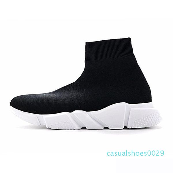 

shoelace lux designer casual sock shoes speed trainer black red triple black fashion brand socks sports sneaker trainer shoe 36-45 c29