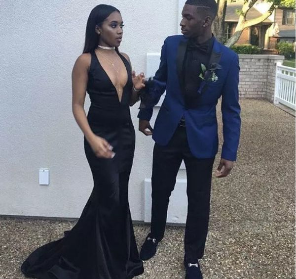 

peak lapel wedding tuxedos slim fit suits for men groomsmen suit two pieces prom formal suits (jacket+pants+tie) 393, Black;gray
