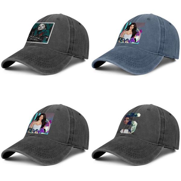 

selena gomez revival poster for men and women baseball denim cap design fitted golf classiccool fashion stylishteam hats s logo album, Blue;gray
