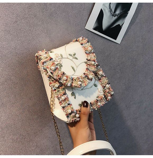 

new bag for women 2019 flower messenger crossbody bag lovely princess shoulder handbag women tote satchel