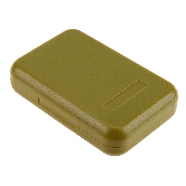 

sews-mini portable fishing tackle box waterproof abs plastic foam fishing lure bait hook tackle storage case large green