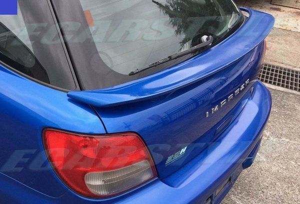 

дл subaru impreza wagon 2001-2007 wrx sti hatchback gg Ѭедний пойлеѬ заднего кѬла frp неокѬаенной
