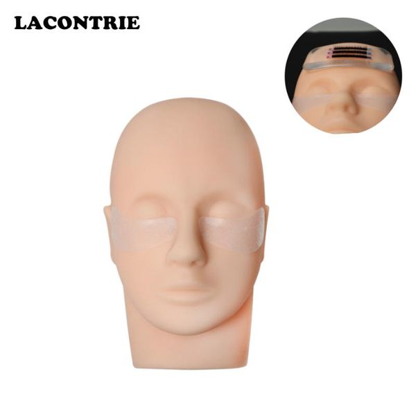 

1pcs massage mannequin head facial eyelash eyelash extension makeup practice cosmetic model professional training heads tool
