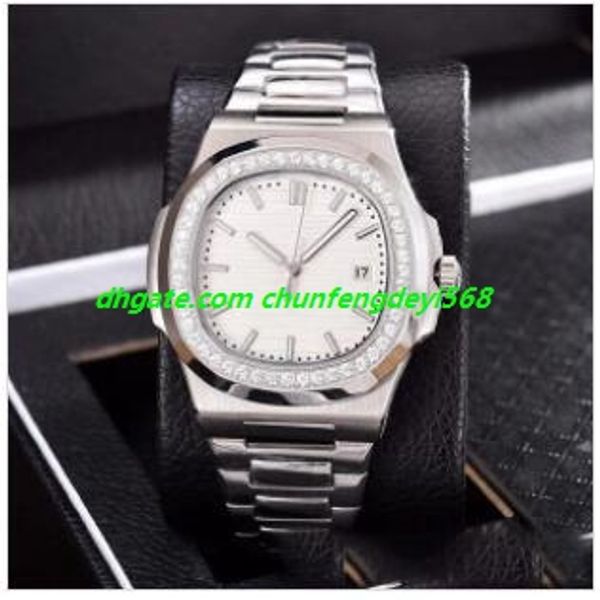 

luxury watch 13 style diamond automatic mechanical watch steel strap blue dial fashion men's watches wristwatch, Slivery;brown