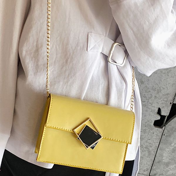 

fashion 2019 casual women's solid color covered shoulder messenger bag mobile phone beach shopping bag
