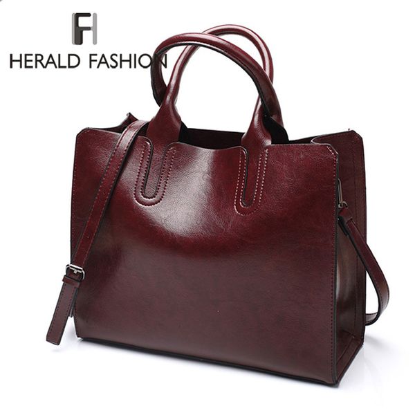 

leather handbags big women bag female shoulder bags office casual vintage crossbody bag travel messenger bags