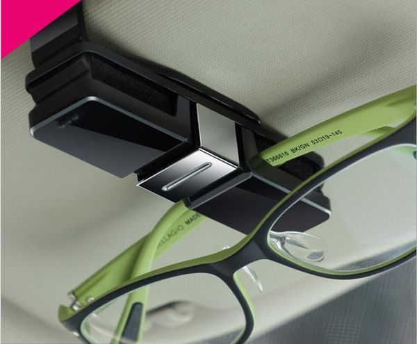 

1pcs car accessory sun visor sunglass eyeglasses glasses card pen abs portable clip ticket holder stand