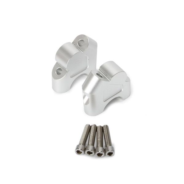 

2pc handlebar riser aluminium alloy clamp back move mount for bm*w r1200gs lc