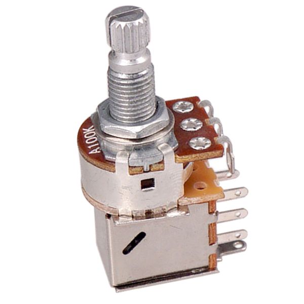 

2 pieces guitar potentiometer a100k electric guitar bass potentiometer
