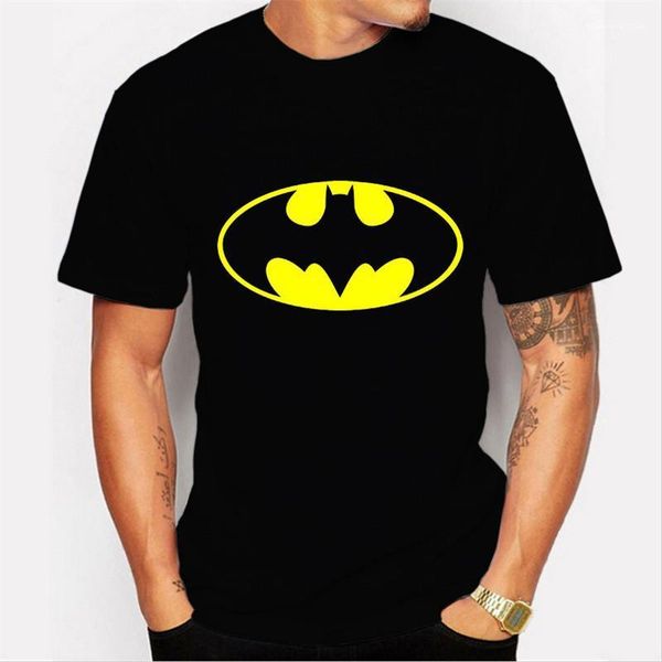 

summer fashion cute short sleeved tees mens bat pattern designer tshirts black, White;black