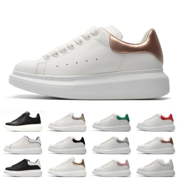 

Дизайнер 3M светоотражающие белые черные кожаные повседневные туфли для девочек,