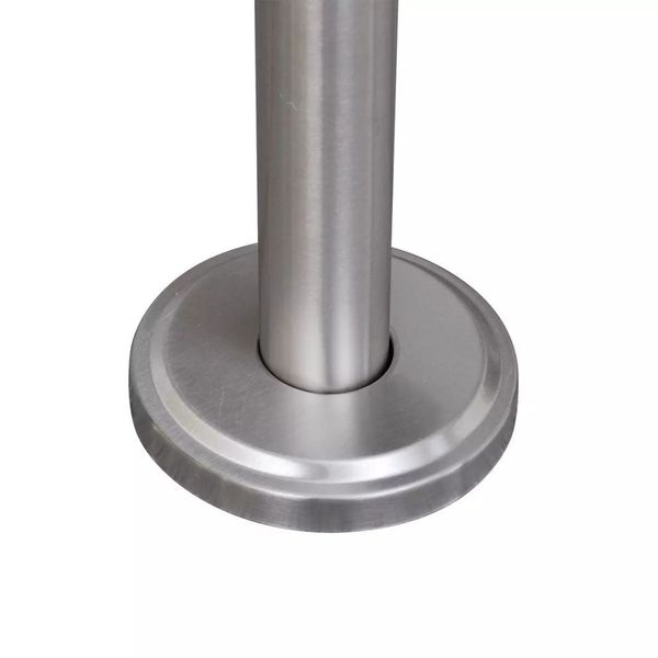 

double mailbox on stainless steel support wall stickers