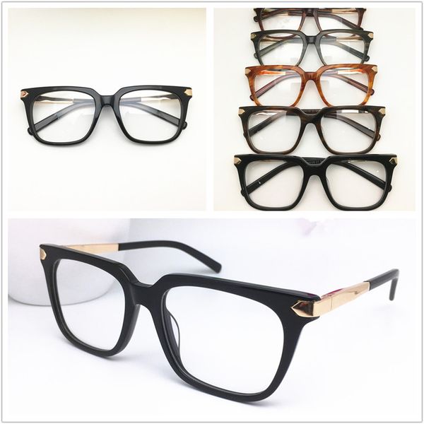 

new brand design optical frames men women fashion vintage acetate eyeglasses spectacle plank glasses frame eyewear glasses 0129, Black