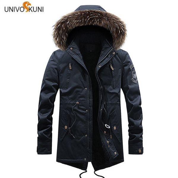 

parka men coats winter jacket men slim thicken fur hooded outwear warm coat brand clothing casual mens coat veste homme, Tan;black