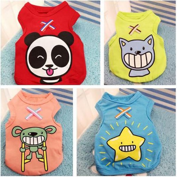 

новое поступление весна / лето горячая лента x собака жилет одежда для животных дизайн кошка одежда жилет зоотовары мода pet puppy лето футб