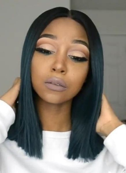 

wig lace front human hair wigs short bob wig brazilian remy for black women natural color lace wig dollface straight hair