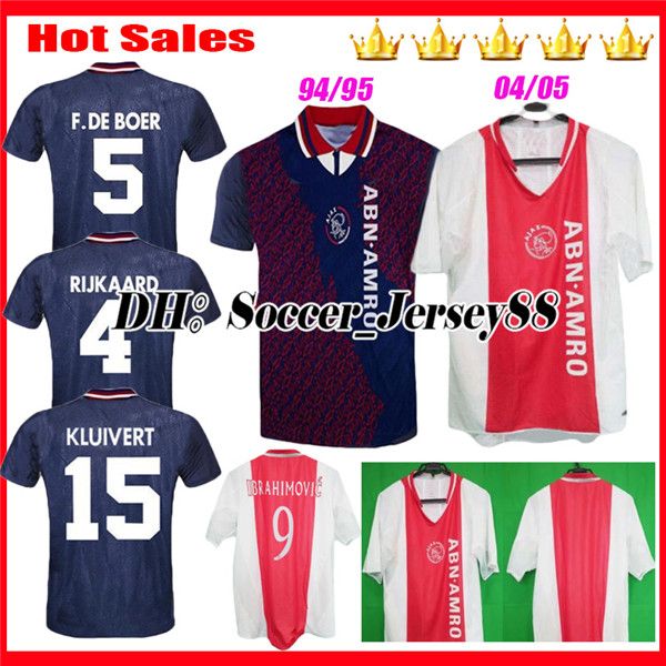

2004 2005 babel 1994 1995 ajax retro soccer jersey 94 95 rijkaard kluivert litmanen 04 05 seedorf davids seedorf overmars football shirt, Black;yellow