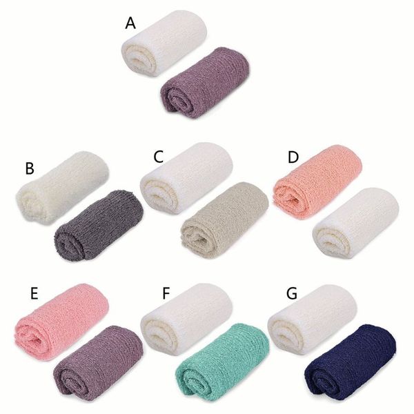 

2 pieces newborn stretch wraps baby pgraphy props long ripple wrap blanket new