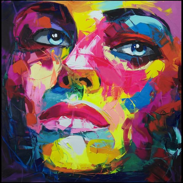 

франсуаза nielly palette knife impression главная картины современные портрет ручной работы картины маслом на холсте выпуклые и вогнутые tex