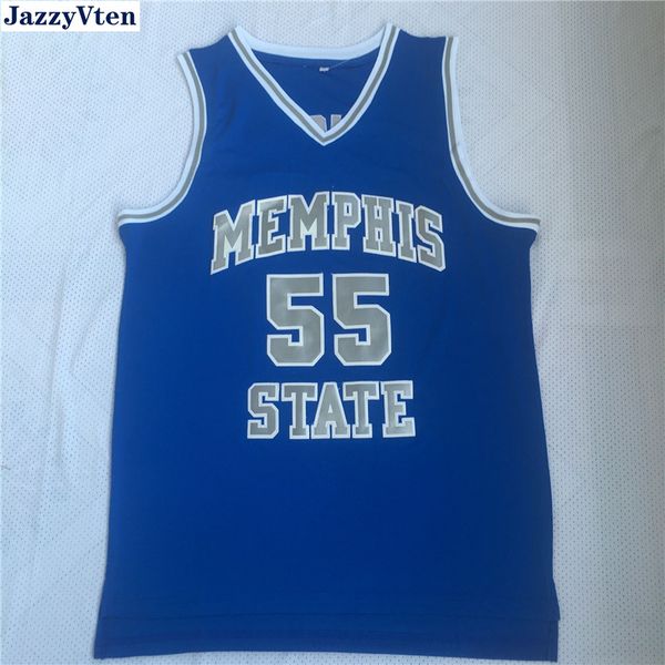 2020 NCAA Memphis State Tigers Penny 25 Hardaway Jerseys Stitched 55