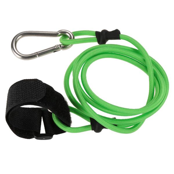 

1pc 4mm thick 103cm long elastic kayak canoe safety bungee cord fishing rod lanyard paddle leash outdoor water sport bungee cord