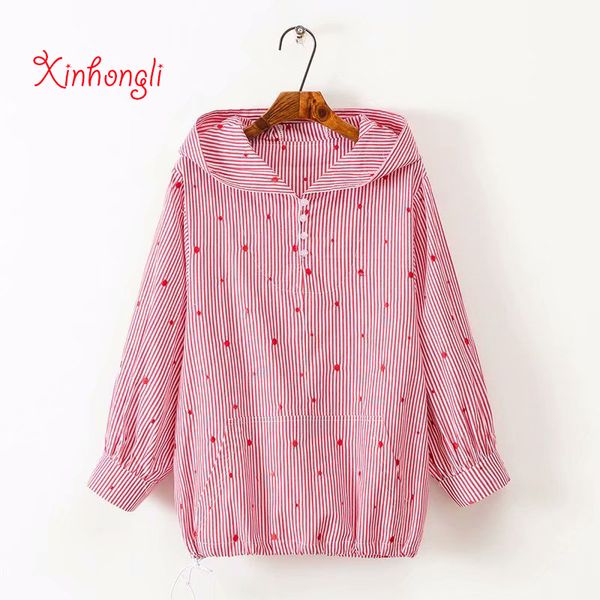 

plus size three quarter lantern sleeve cotton embroidery women hoodies jackets 2019 spring casual ladies sweatshirts female pink, Black