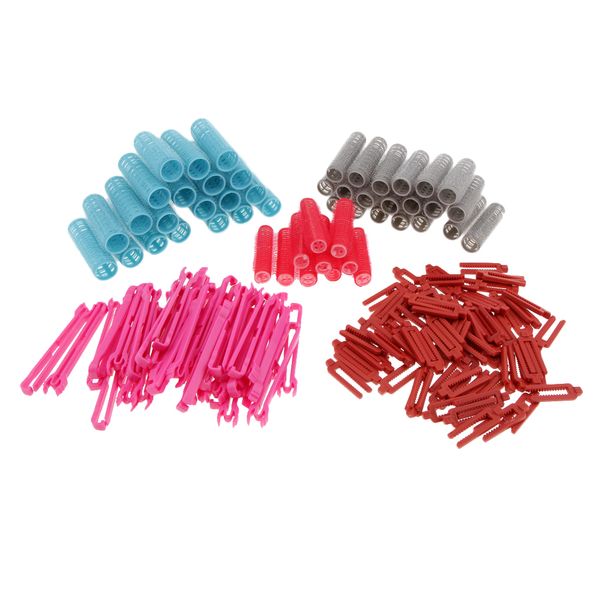 

много портативных корней волос керлинг пушистый дизайн причесок diy бигуди стержни