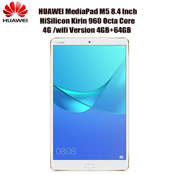 

HUAWEI MediaPad M5 SHT-AL09 8,4-дюймовый 4G Wi-Fi в Android 8.0 таблетки ПК 4GB 64GB Hisilicon Кирин 960 окта Ядро т