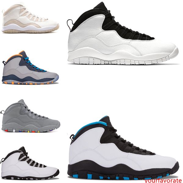 

10 10s cement westbrook class of 2006 men basketball shoes white black steel grey chicago powder blue sports trainer sneakers us 7-13
